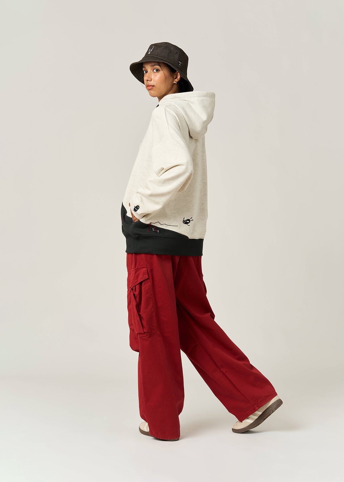 Beautiful Shadow Devil And Angel | Fleece-Lined Hoodie