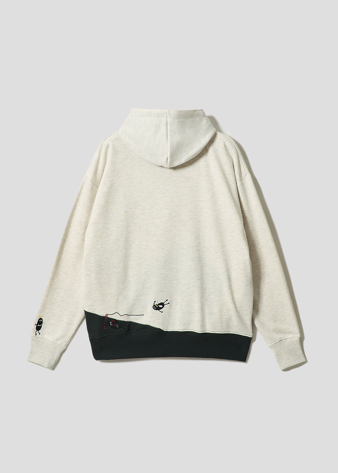 Beautiful Shadow Devil And Angel | Fleece-Lined Hoodie