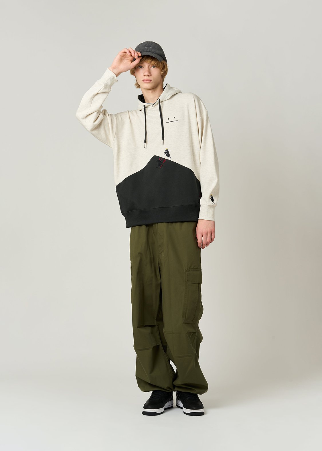 Beautiful Shadow Devil And Angel | Fleece-Lined Hoodie