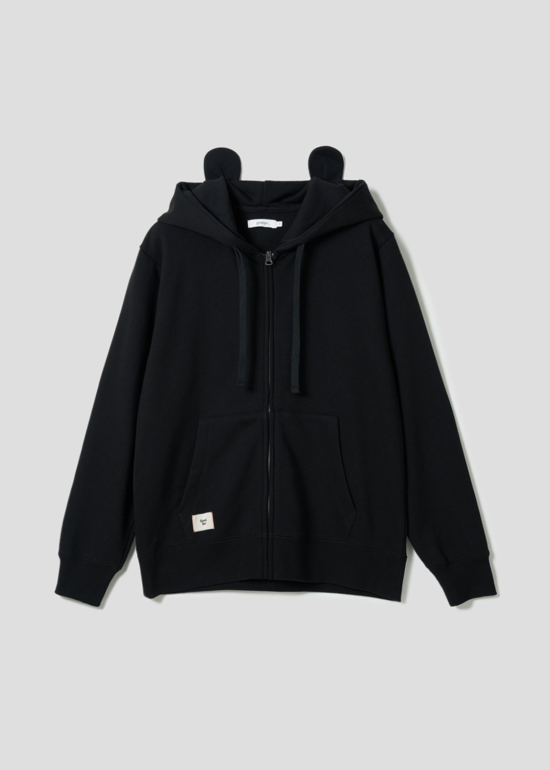 Control Bear | Fleece Back Face Zip Hoodie