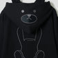 Control Bear | Fleece Back Face Zip Hoodie