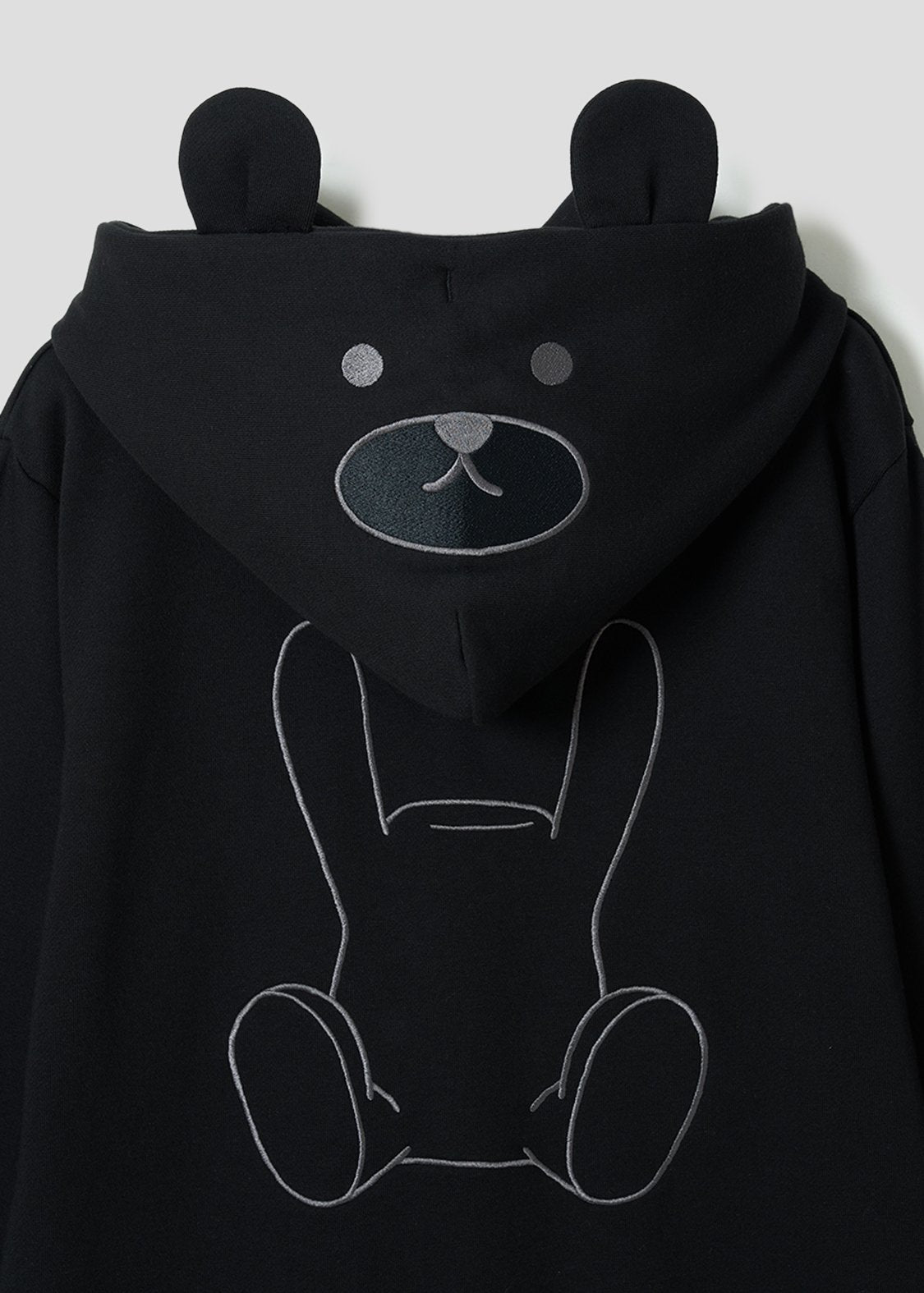 Control Bear | Fleece Back Face Zip Hoodie