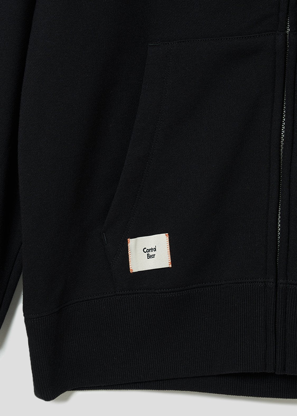 Control Bear | Fleece Back Face Zip Hoodie