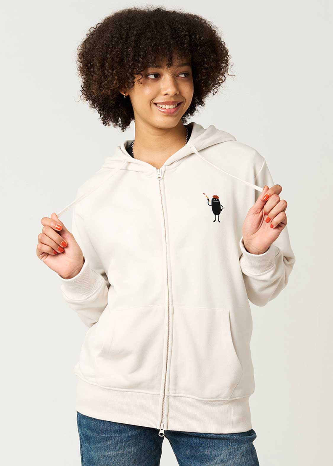 Artful Shadow | Fleece Zip Hoodie