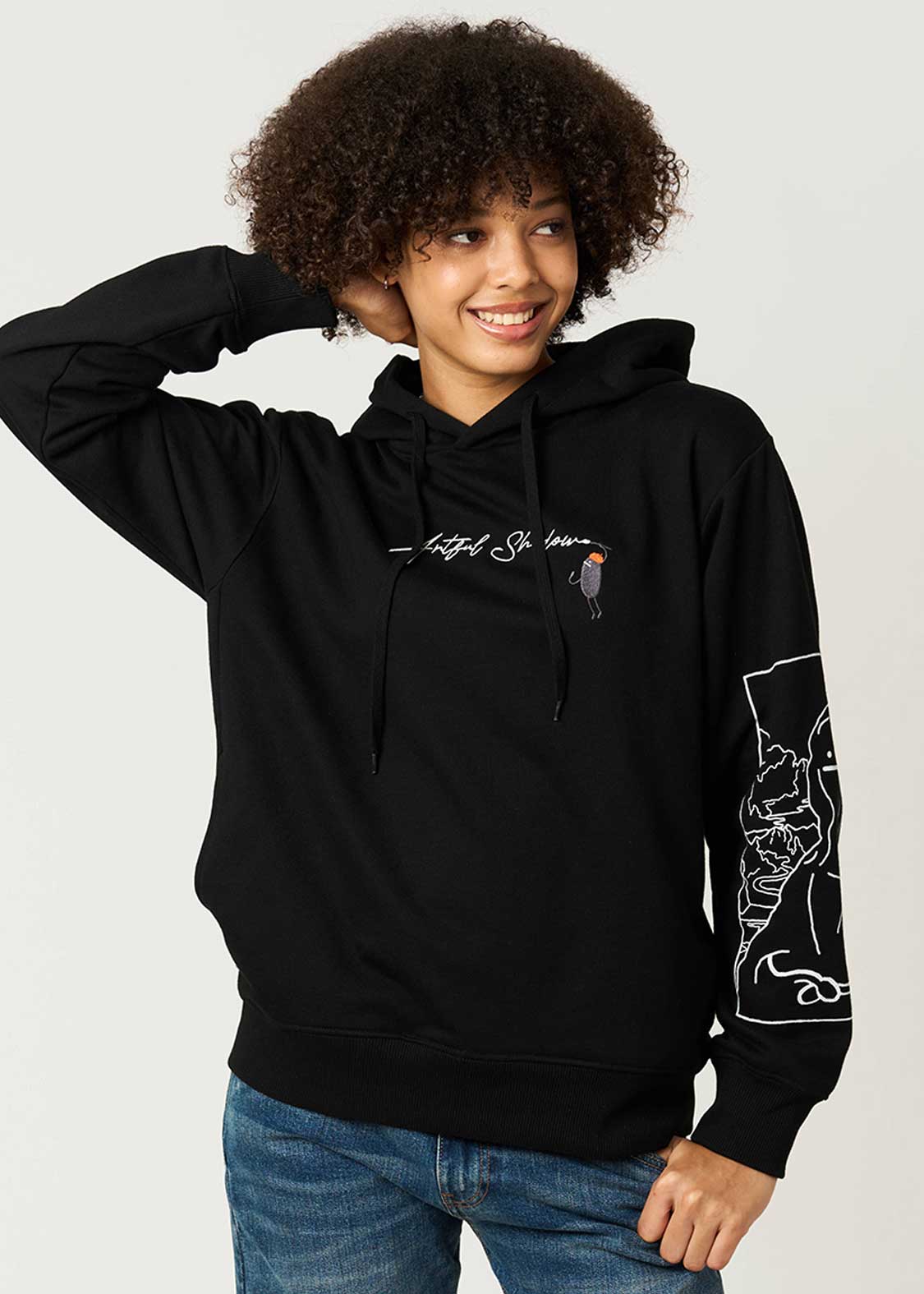 Artful Shadow DRK | Fleece Hoodie