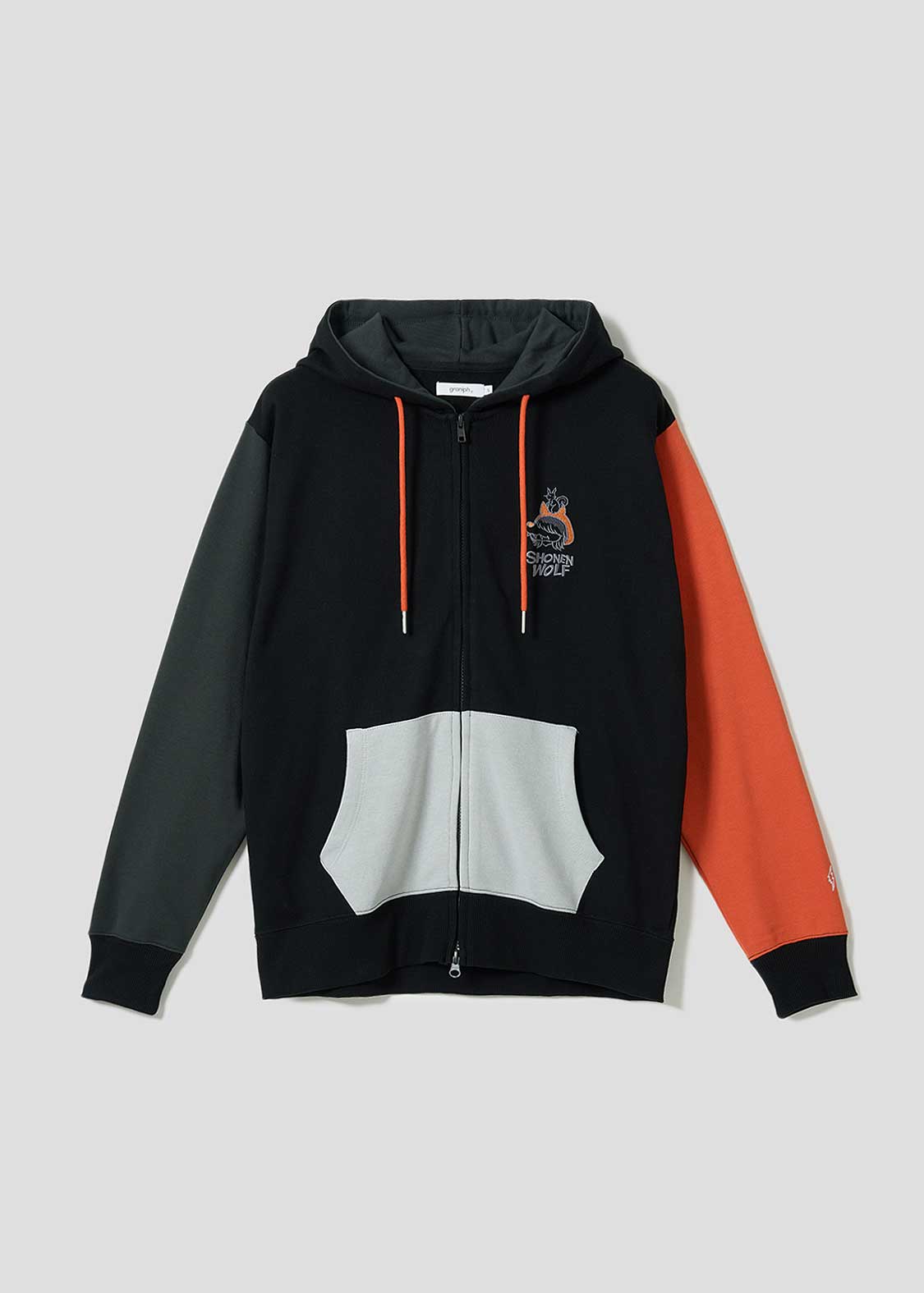 Shonen Wolf B | Fleece Zip Hoodie