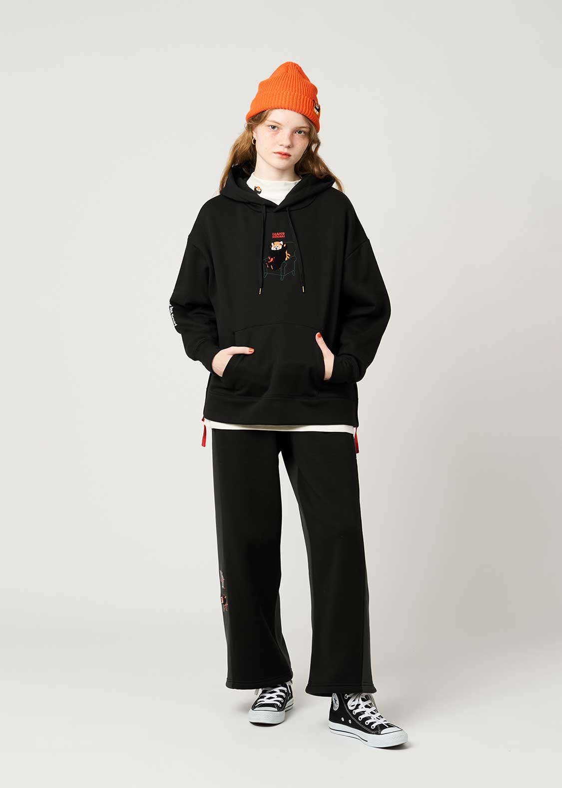 Ikaku Suwari | Fluffy Fleece Hoodie