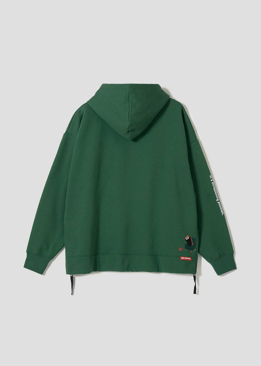 Ikaku Suwari B | Fluffy Fleece Hoodie