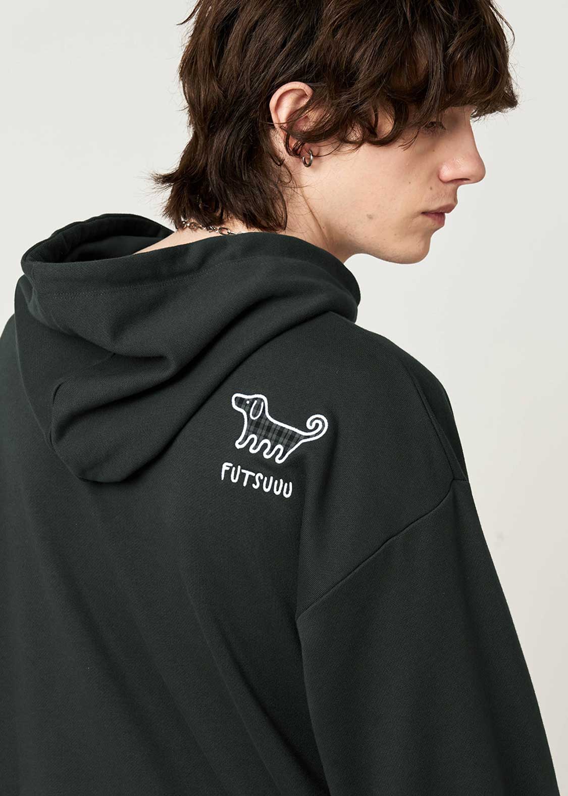 Nagasugiru Inu B | Fleece Hoodie