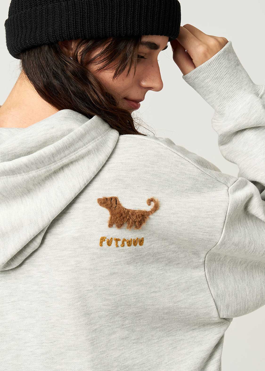 Nagasugiru Inu A | Fleece Hoodie