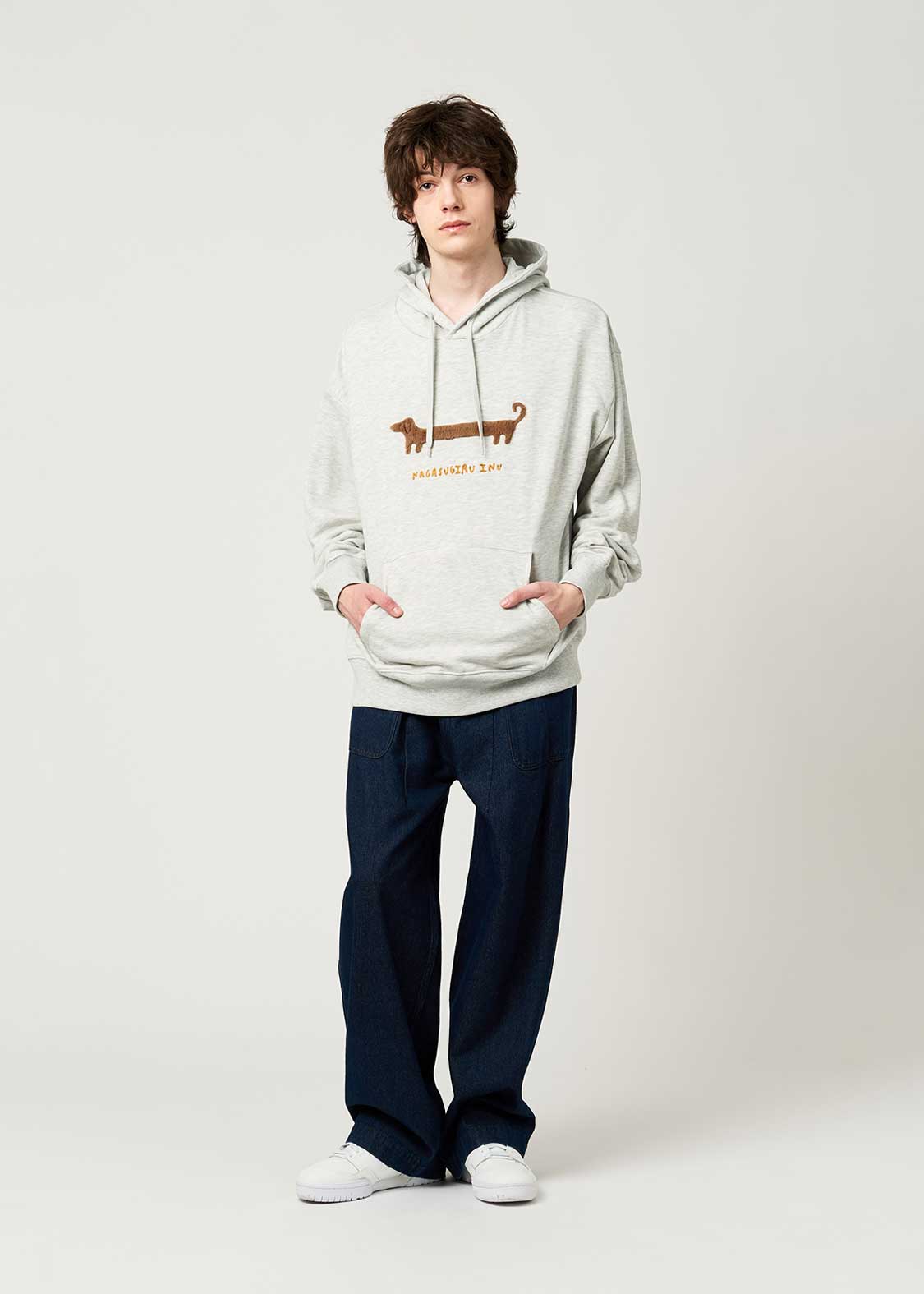 Nagasugiru Inu A | Fleece Hoodie