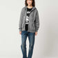 Neko Kaburi Beautiful Shadow B | Fleece Back Face Zip Hoodie