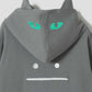 Neko Kaburi Beautiful Shadow B | Fleece Back Face Zip Hoodie