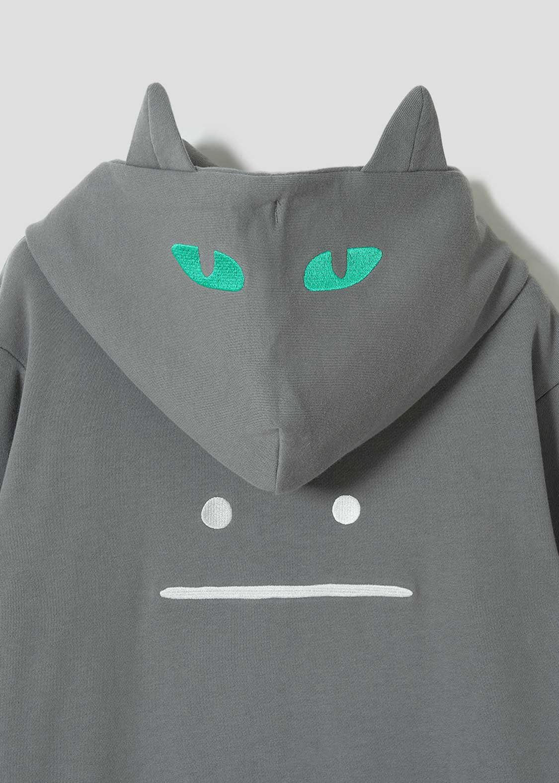 Neko Kaburi Beautiful Shadow B | Fleece Back Face Zip Hoodie