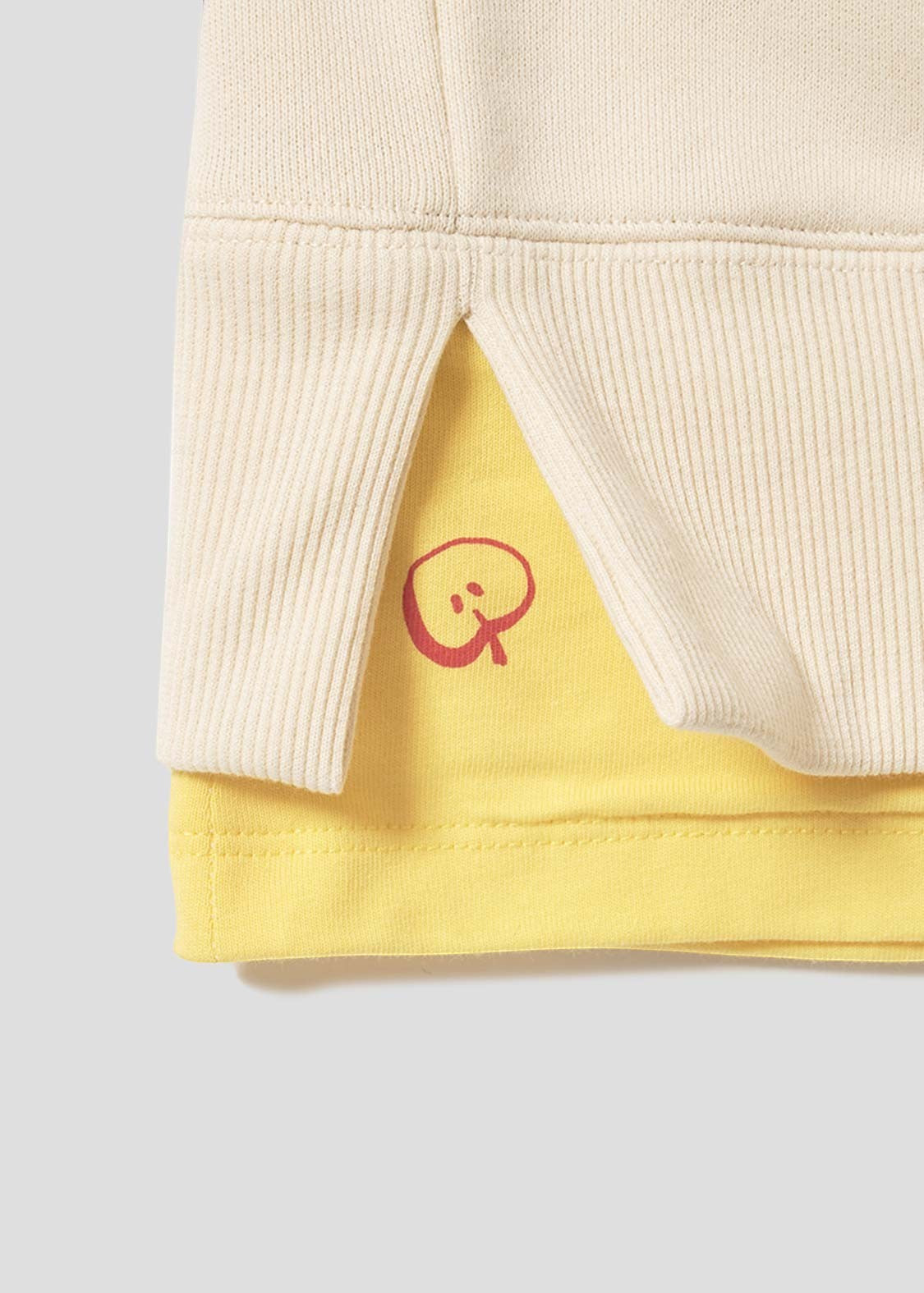 Ikaku Noringo A | Layered Fleece Big Hoodie