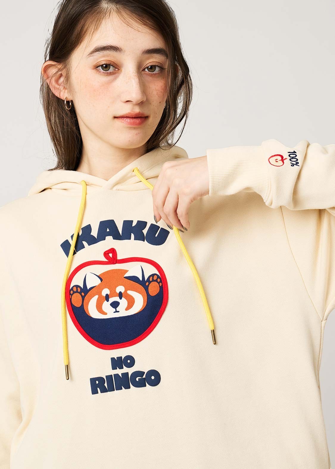 Ikaku Noringo A | Layered Fleece Big Hoodie