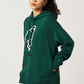Beautiful Shadow Shinobi Green | Layered Fleece Oversized Hoodie