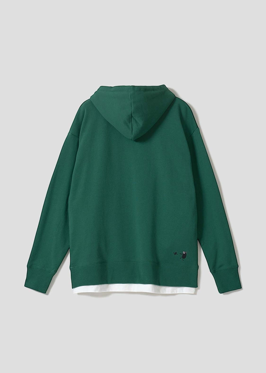 Beautiful Shadow Shinobi Green | Layered Fleece Oversized Hoodie
