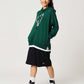 Beautiful Shadow Shinobi Green | Layered Fleece Oversized Hoodie