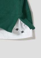 Beautiful Shadow Shinobi Green | Layered Fleece Oversized Hoodie