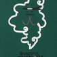Beautiful Shadow Shinobi Green | Layered Fleece Oversized Hoodie