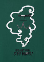 Beautiful Shadow Shinobi Green | Layered Fleece Oversized Hoodie