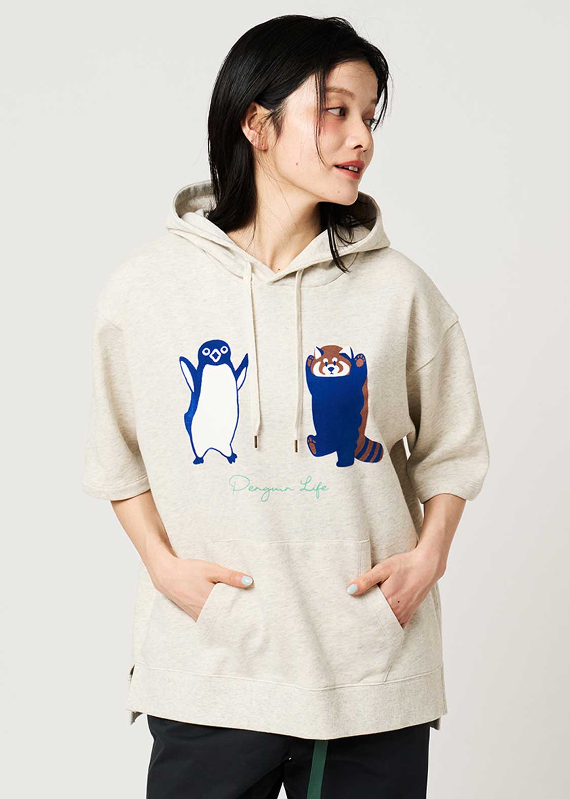 Sakazaki Chiharu – Ikaku Competition? | Oversized Short Sleeve Hoodie