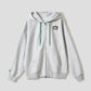 Ikaku Bikkuri Hatena | Cardboard Big Zip Hoodie