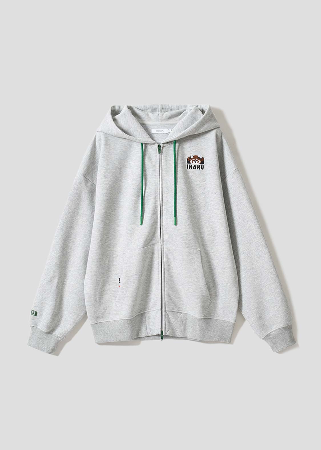 Ikaku Bikkuri Hatena | Cardboard Big Zip Hoodie