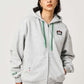 Ikaku Bikkuri Hatena | Cardboard Big Zip Hoodie