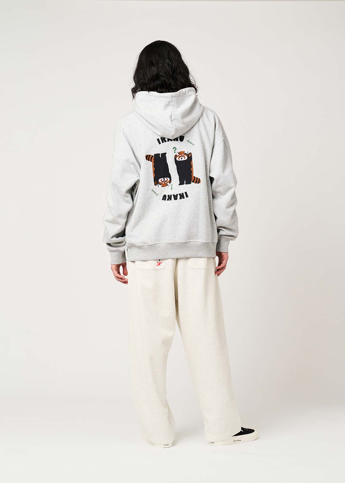 Ikaku Bikkuri Hatena | Cardboard Big Zip Hoodie