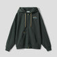 Nagasugiru Inu New York Time | Cardboard Big Zip Hoodie