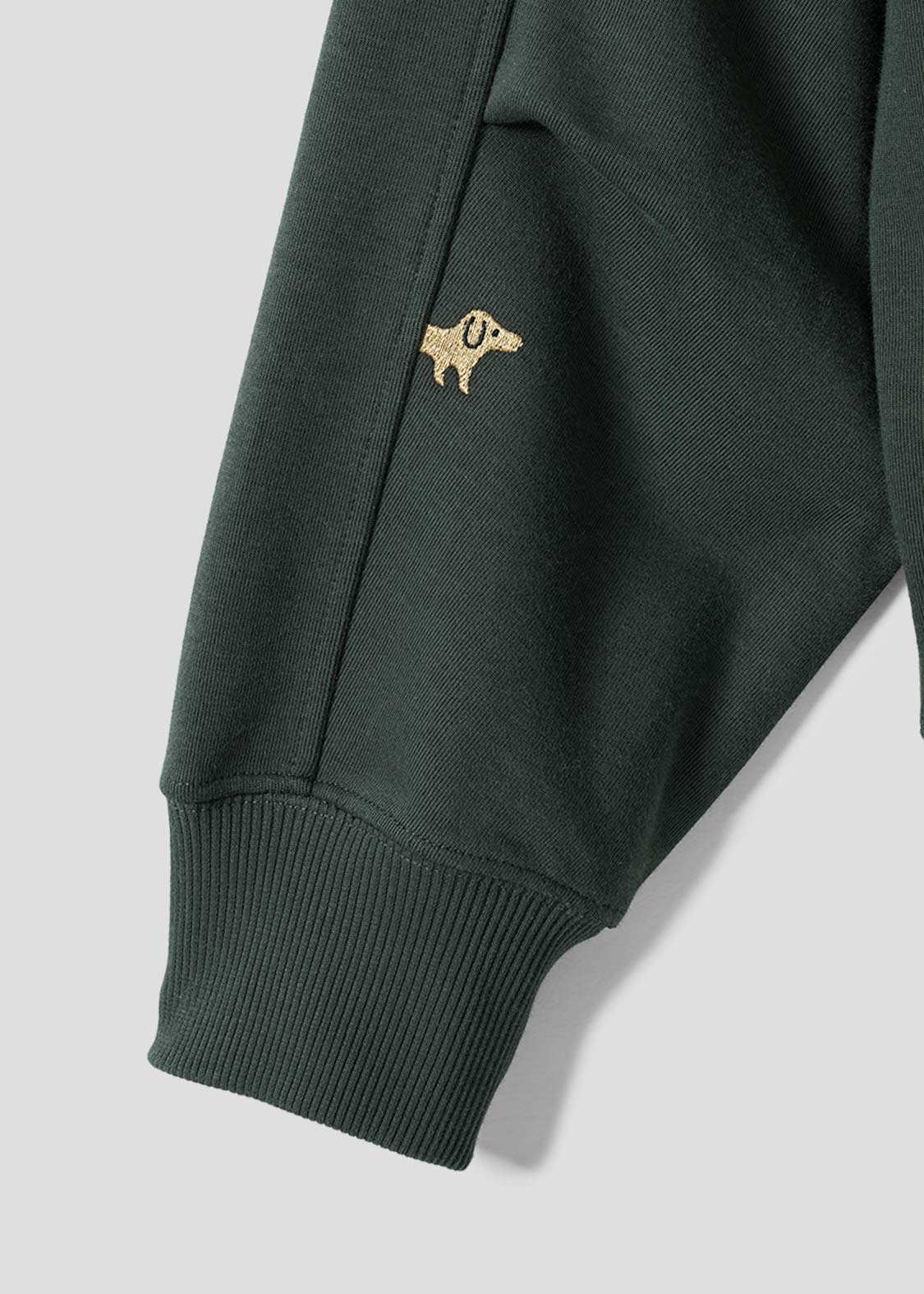 Nagasugiru Inu New York Time | Cardboard Big Zip Hoodie