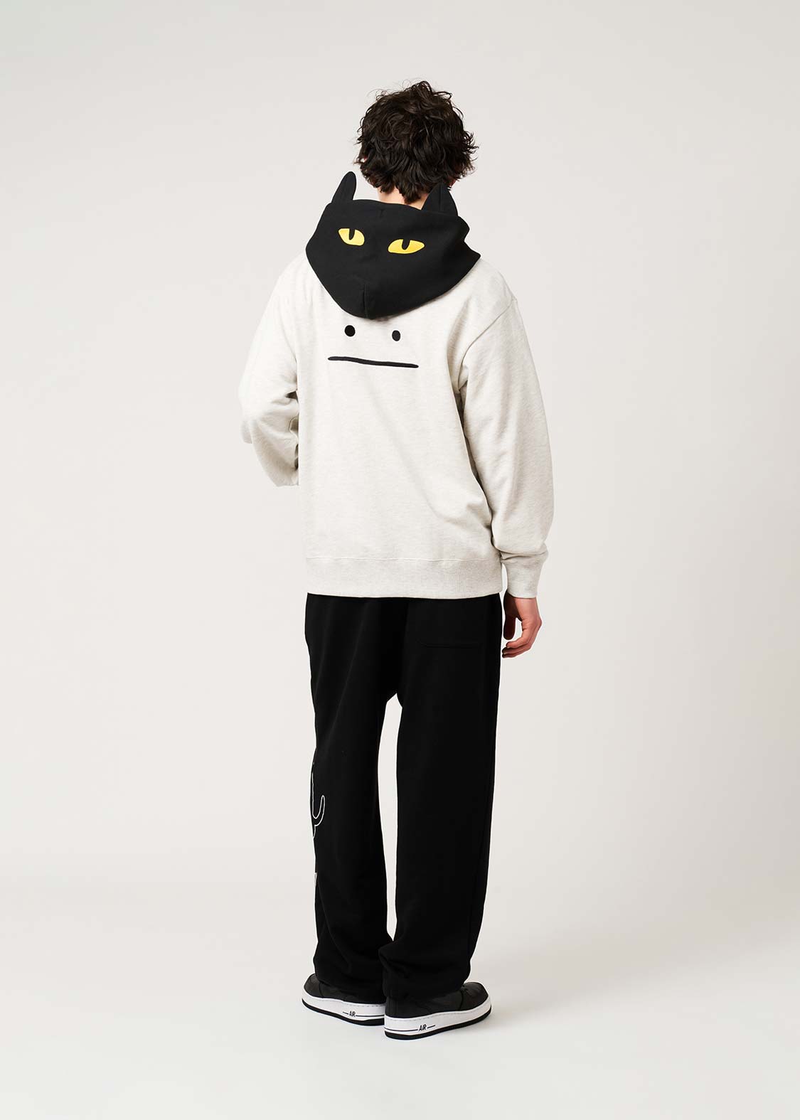 Neko Kaburi Beautiful Shadow A | Fleece Back Face Zip Hoodie