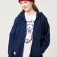 Control Bear A | Fleece Back Face Zip Hoodie