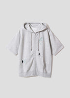 Magic Paint Beautiful Shadow | Short-Sleeve Zip Hoodie