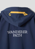 Nagasugiru Inu Wanderer Pass | Short-Sleeve Zip Hoodie