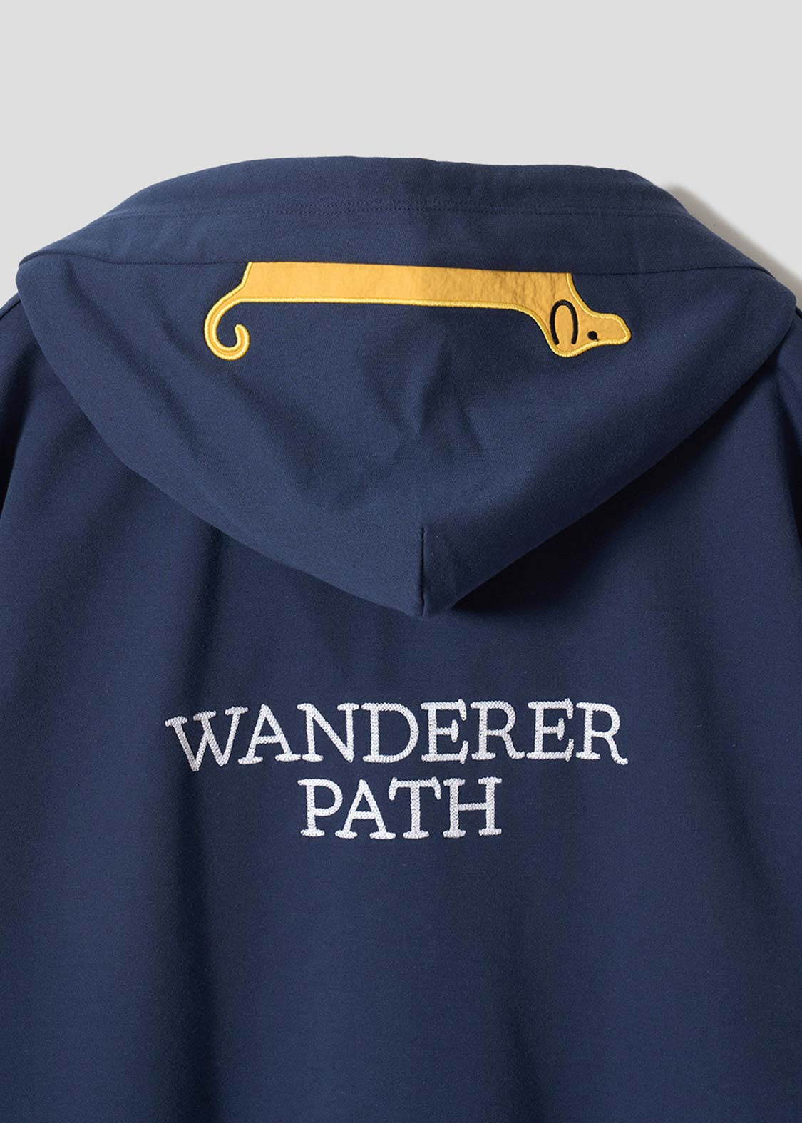 Nagasugiru Inu Wanderer Pass | Short-Sleeve Zip Hoodie