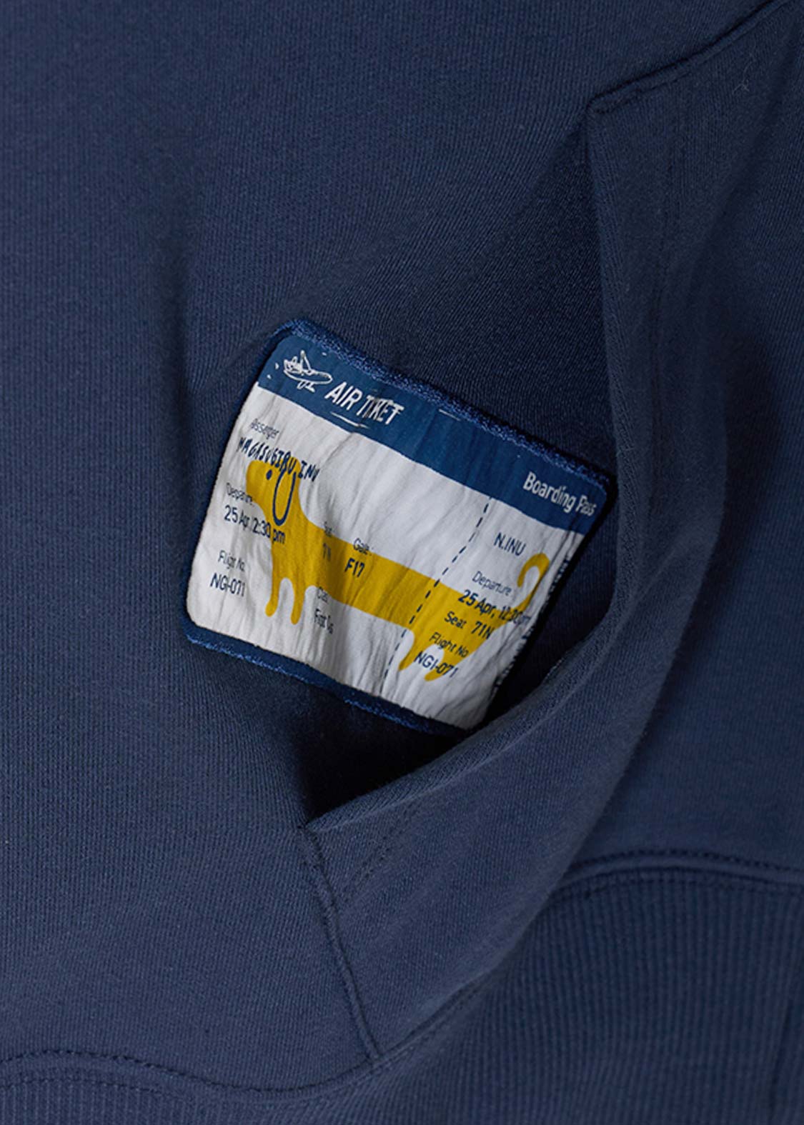 Nagasugiru Inu Wanderer Pass | Short-Sleeve Zip Hoodie