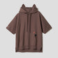 Ikaku | Back-Face Short-Sleeve Hoodie