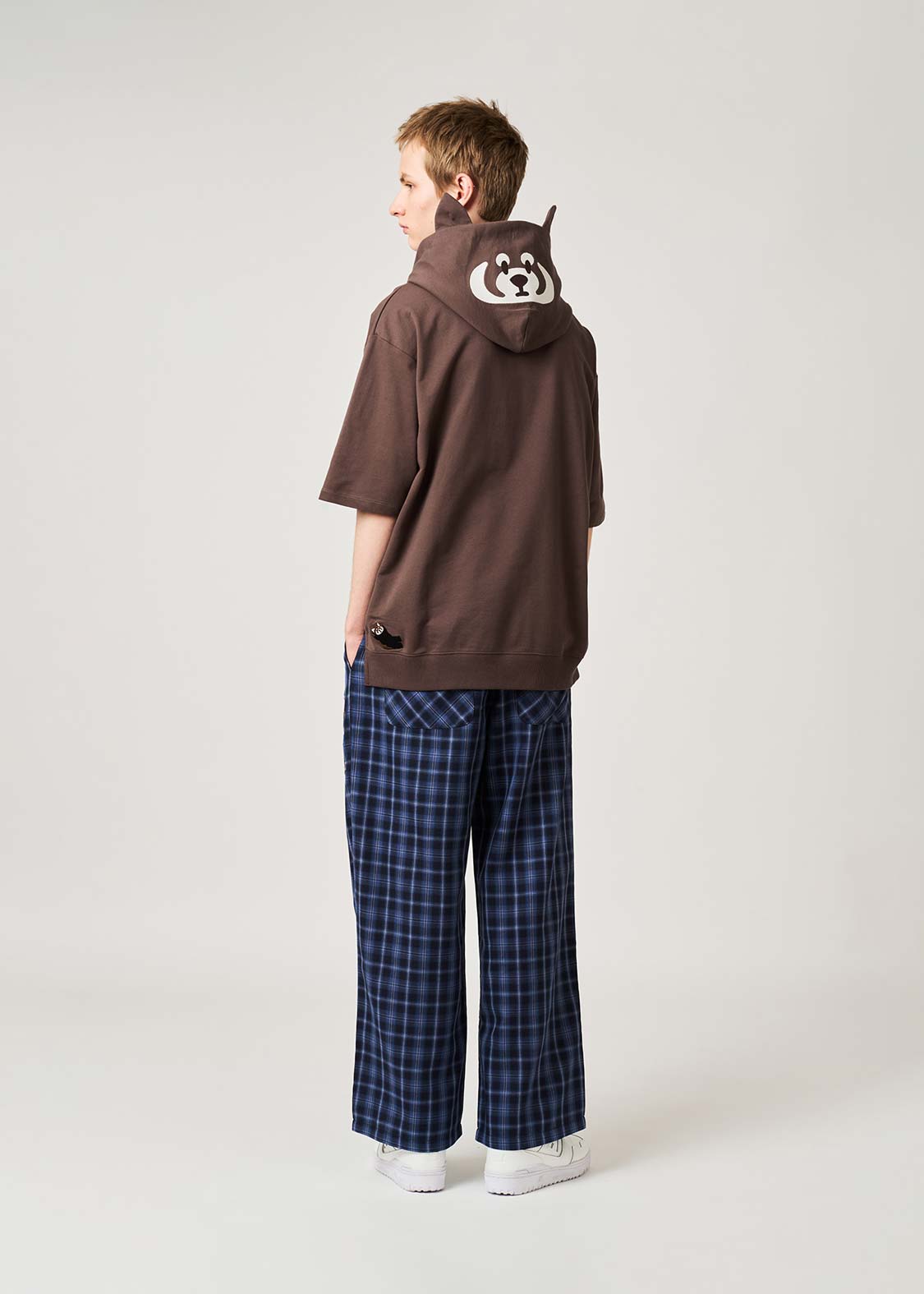 Ikaku | Back-Face Short-Sleeve Hoodie