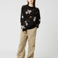 Jacquard Long Sleeve Knit (ASTRO CAT Walk in Space)