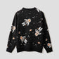 Jacquard Long Sleeve Knit (ASTRO CAT Walk in Space)