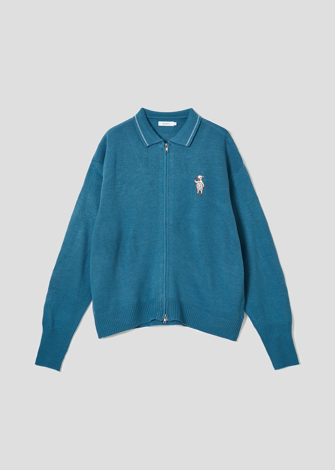 Lamb Chop | Collared Knit Cardigan
