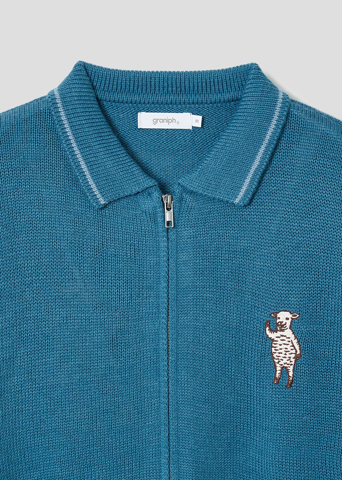 Lamb Chop | Collared Knit Cardigan