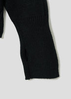 Nagasugiru Inu Ghost | Collared Knit Cardigan