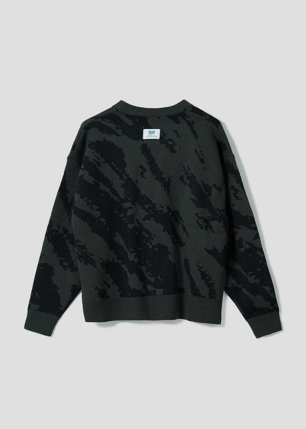 Shonen Wolf | Jacquard V-Neck Knit Cardigan