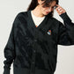 Shonen Wolf | Jacquard V-Neck Knit Cardigan