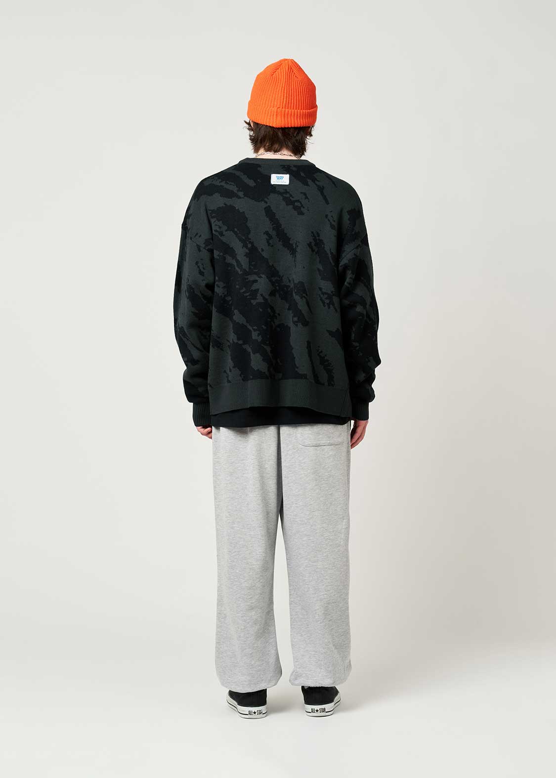 Shonen Wolf | Jacquard V-Neck Knit Cardigan