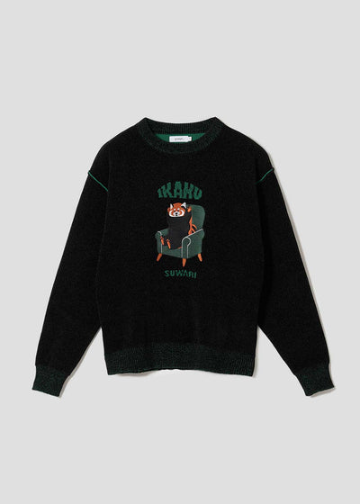 Ikaku Suwari | Mole Crew Neck Knit